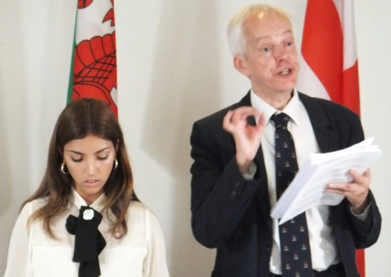 Peter Rushton and Isabel Peralta