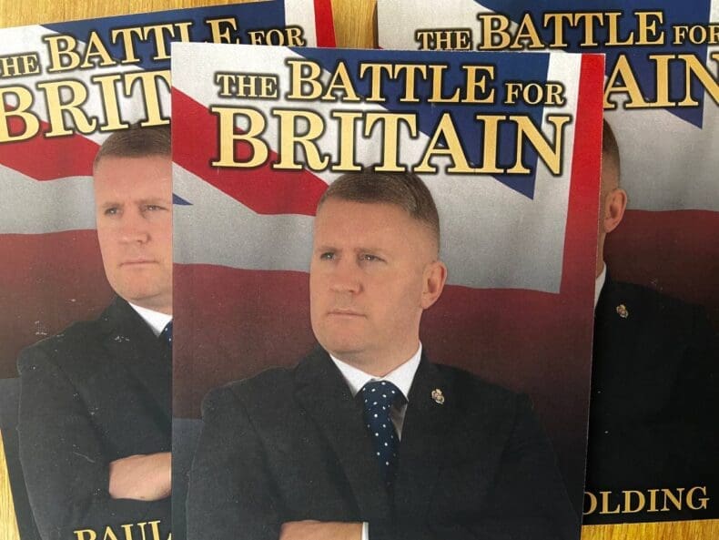 Britain First leader Paul Golding