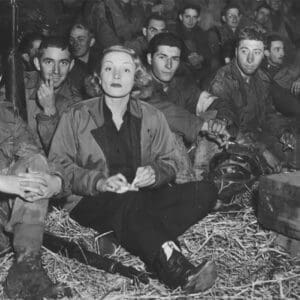 During Marlene Dietrich’s visits to Europe to sing before Allied troops in the Second World War Lili Marlene was always top of the request list