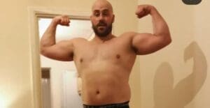 UKIP leader Nick Tenconi poses in the gym