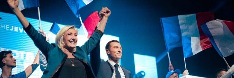 Marine Le Pen with Jason Bardella