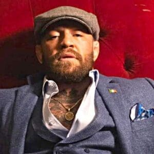 Conor McGregor seated