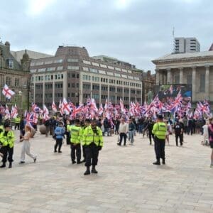 Britain First Birmingham rally may 2025