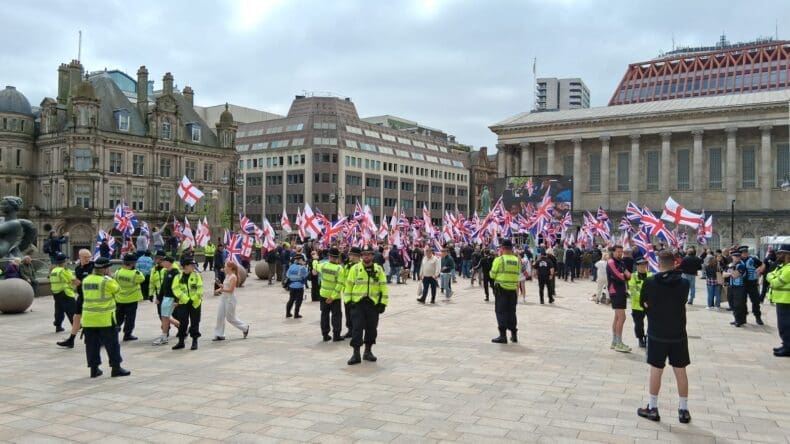 Britain First Birmingham rally