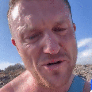 Tommy Robinson in Tenerife