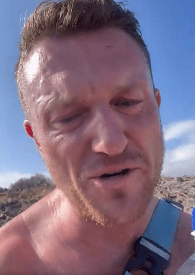 ‘Wrecked’ Tommy Robinson sunning himself in Tenerife
