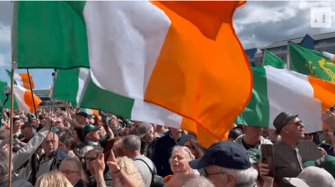 Threats and hate at Dublin anti-migrant rally
