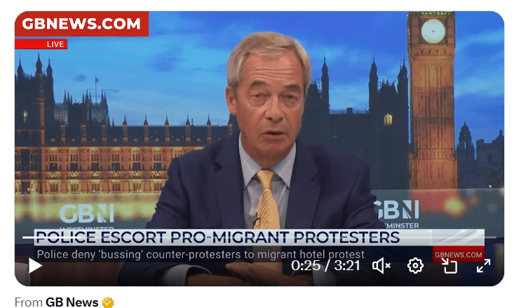 Farage’s false claims risk stoking racist violence