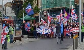 No rain, but far-right Dover ‘National Protest’ is still a washout