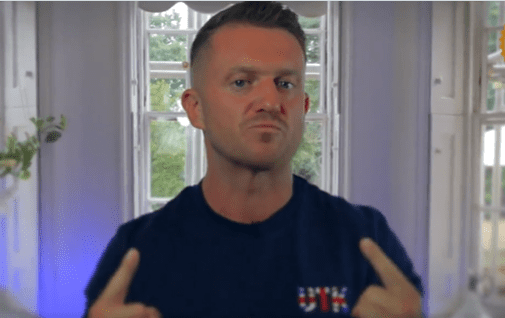 ‘Tommy Robinson’ winds up Canary Wharf protests
