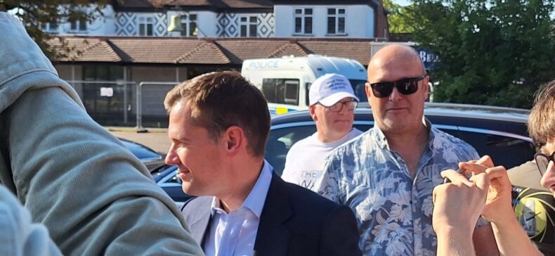 Jenrick with Eddie Butler