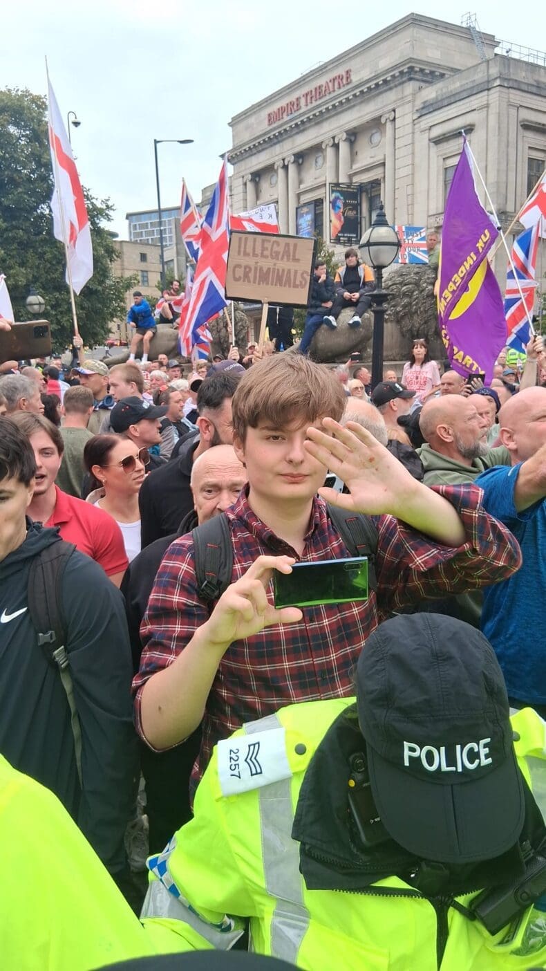 'Young Bob' UKIP member Liverpool 23 Aug 2025