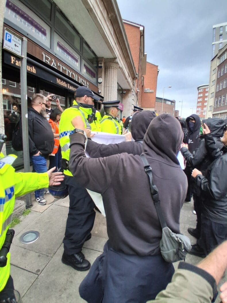 Liverpool anti fascist demo 9 August 2025 6