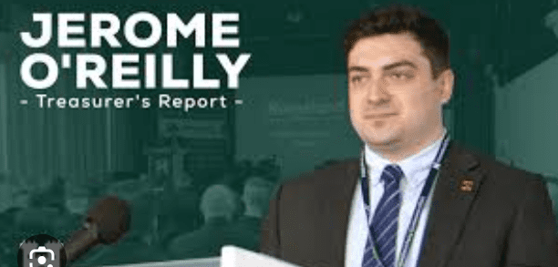 Jerome O'Reilly, Homeland Party treasurer