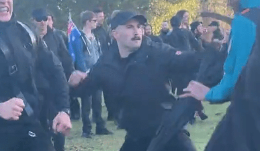 Mark Collett fundraising for Aussie nazi who led attack on Indigenous Peoples’ camp