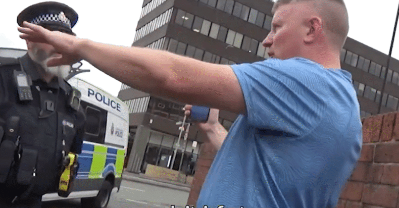 Paul Golding battle bus encounter with GMP