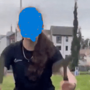 Dundee girl with weapons