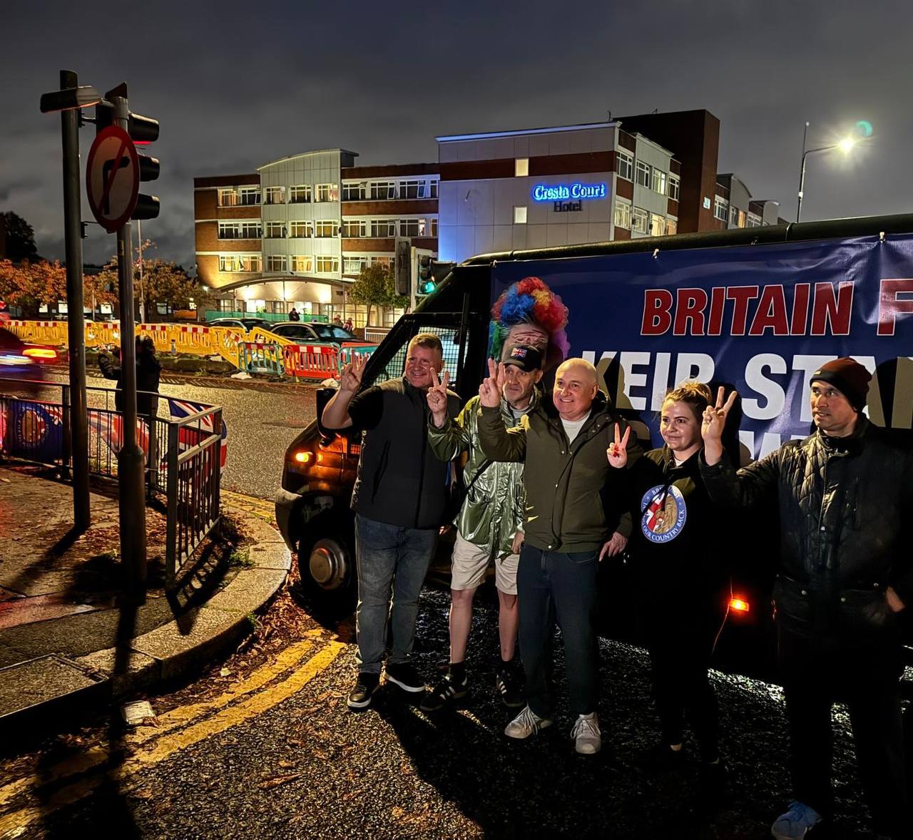 Police authorise destruction of Britain First battle bus