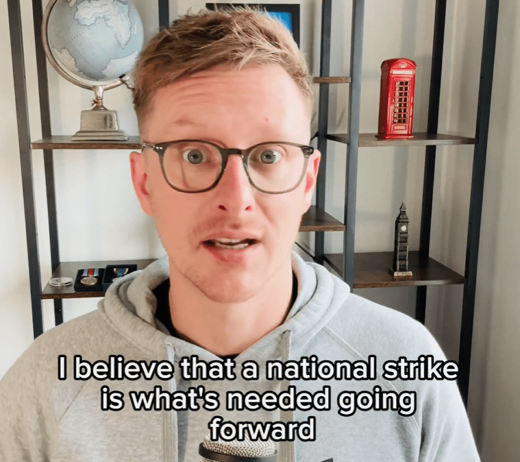 Great British National Protest closes fundraisers – did he fall or was he pushed?