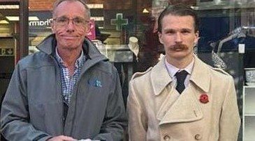 National Rebirth Party rolls out latest retro-nazi fashion statement…