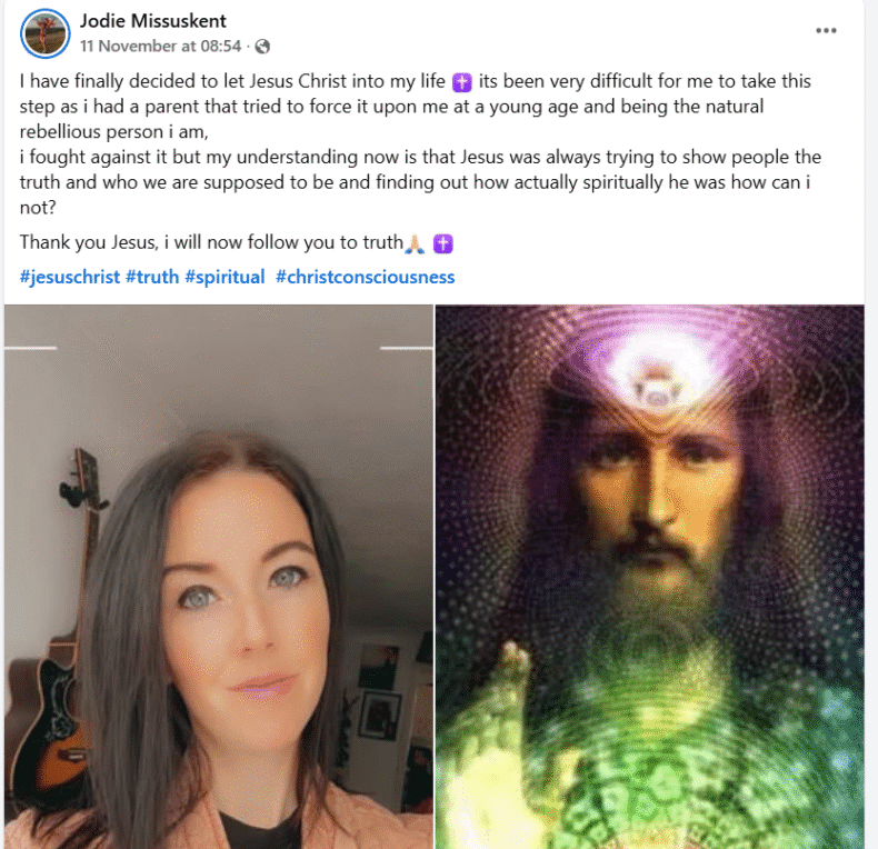 Missus kent finds God