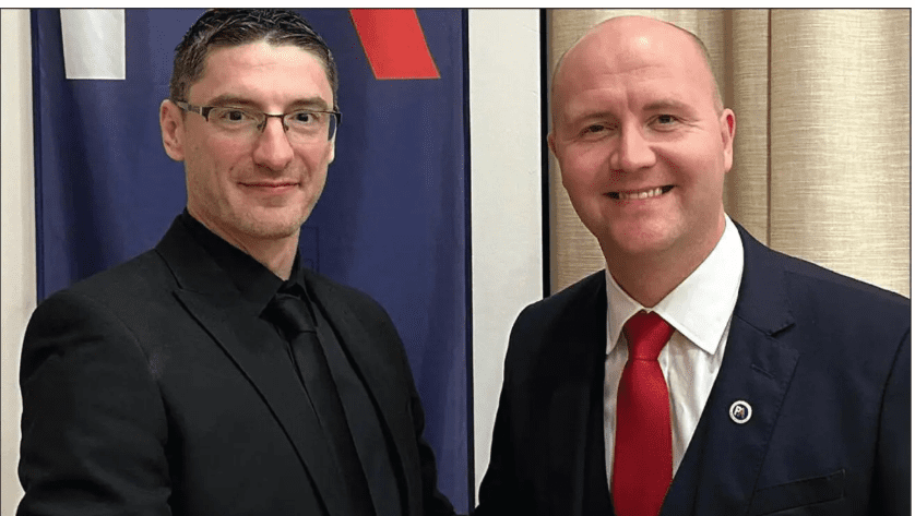 PA nazis panic over Searchlight report about their jailed comrade