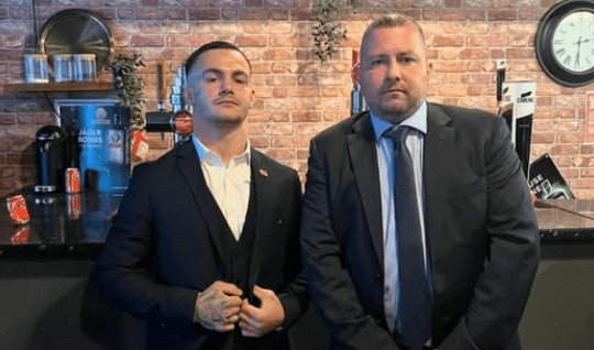 Harry Hilden with Dean Philpott at BF conference Nov 2025