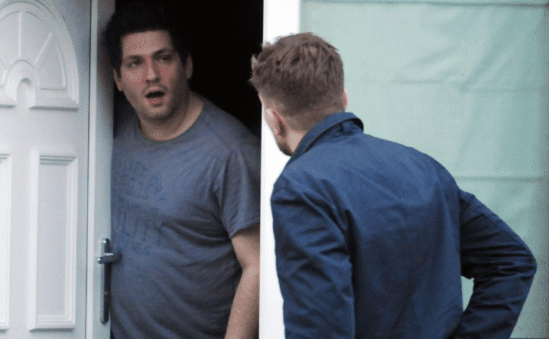 Colin Robertson confronted by Herald reporter