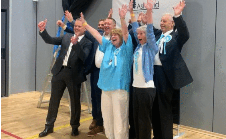 Reform celebrates victory in 2025 elections Nottinghamshire