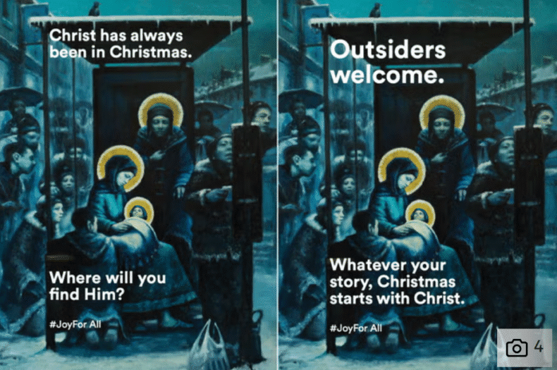 Christian poster response to Tommy Robinson