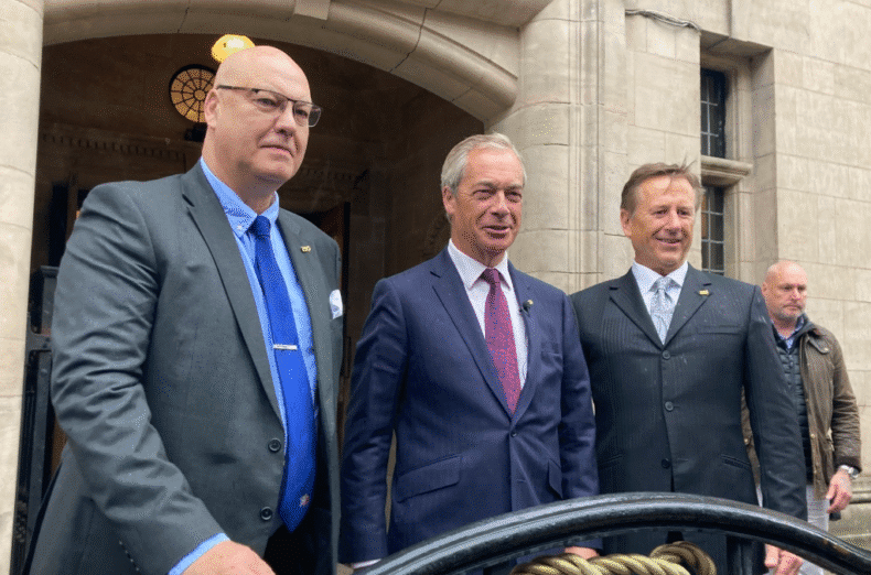 Ian Cooper, Reform Stafford, with Nigel farage