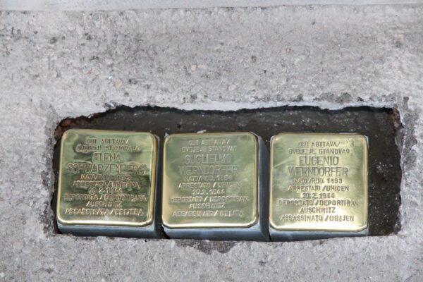 Stumbling stones Rijeka Croatia