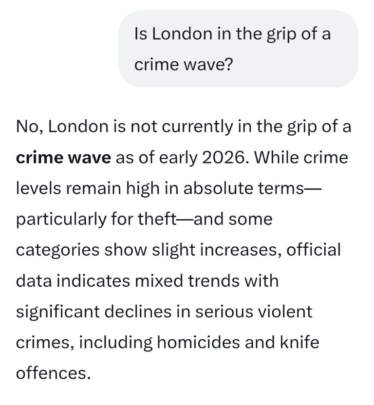 GROK crime wave