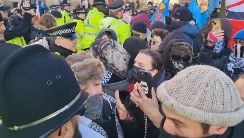 Hugh Anthony, manchester demo 10 Jan 2026