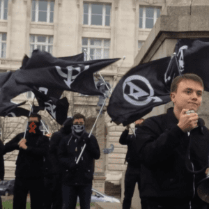 Jack Renshaw at Manchester National Action demo