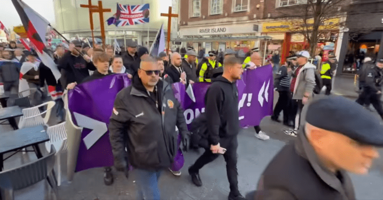 UKIP march Exeter 17 Jan 2026