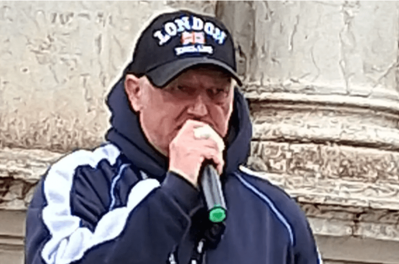 Billy Howarth speaks at manchester UKIP rally