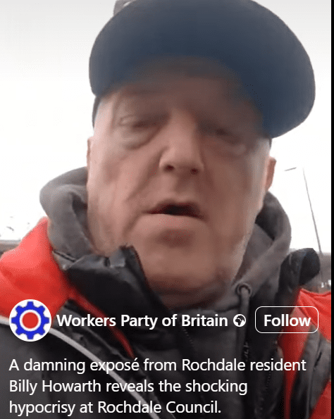 Billy Howarth fronts WPGB video Dec 2025