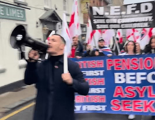 ‘Fash Harry’ in the cells – and blames ‘antifa scumbags’