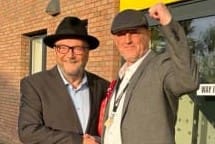 George Galloway with Billy Howarth