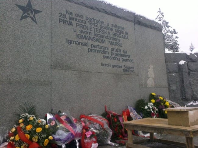 Igman march memorial