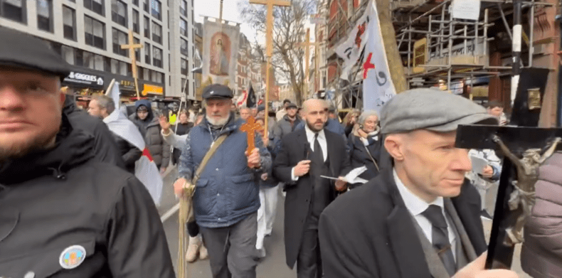 UKIP march LOndon 31 jan 2026