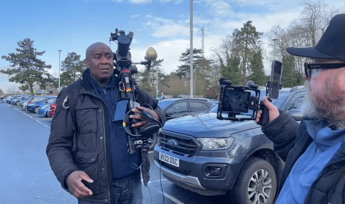 Tommy Robinson’s cameraman blows gaffe on Advance UK secret launch venue