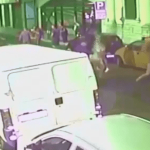 CasaPound attack on anti-fascsts bari 2018