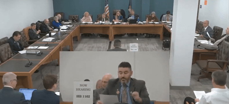 Matt Souberin addresses NH senate