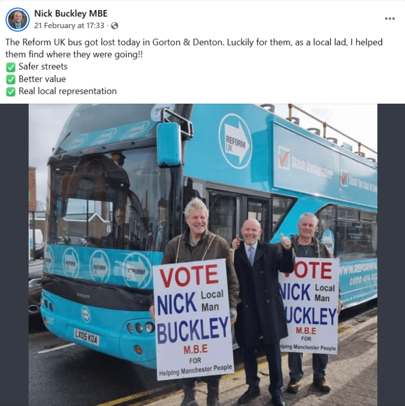 Steve Smith campaigns for Nick Buckley