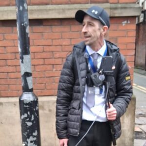 Manchester anti Britain First 21 Feb 2026 Lee Scheres