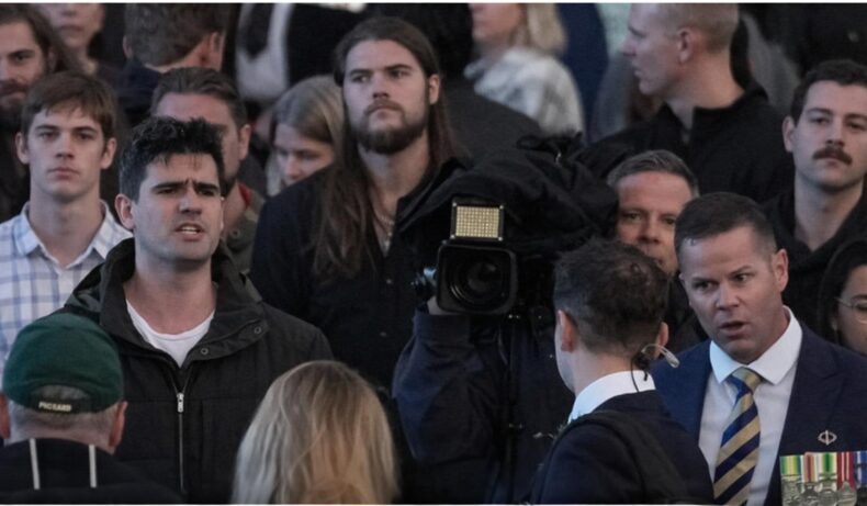 Jacob Hersant ordered out of Anzac ceremony