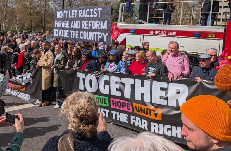 Together Alliance march, London 28 March 2026