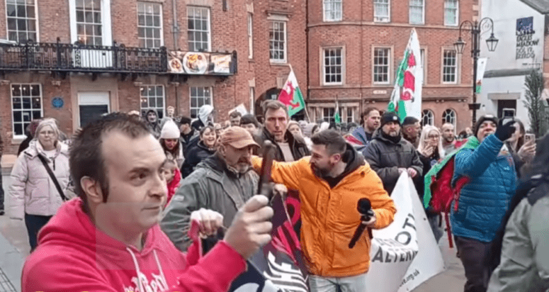 Wrexham demo 21 Feb 2026